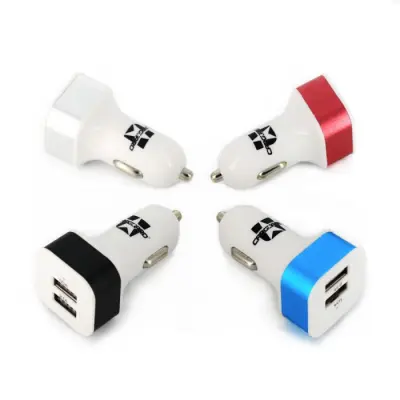 Incarcator bricheta auto usb 2100 ma, diferite culori - carguard