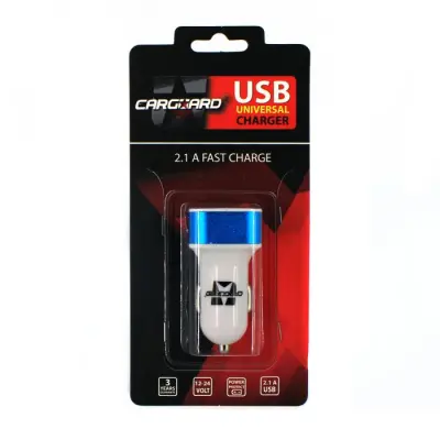 Incarcator bricheta auto usb 2100 ma, diferite culori - carguard