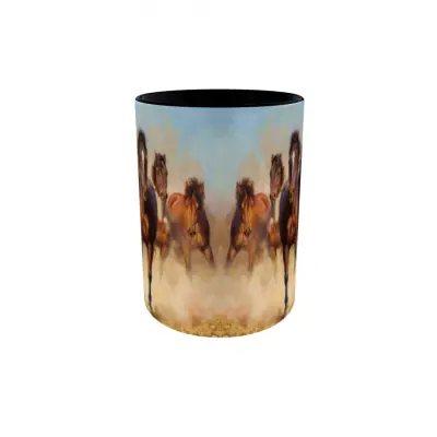 Horses, cana ceramica, 330ml, cgs1287