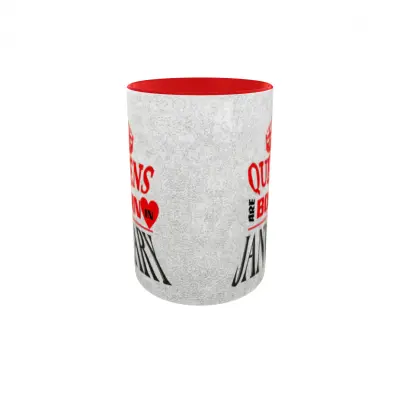 January, queens are born in, cana ceramica, 330ml, cgs1110a