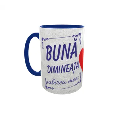Buna dimineata iubirea mea, cana ceramica, 330ml, cgs1113