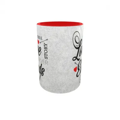 A  true love story never ends, cana ceramica, 330ml, cgs1159