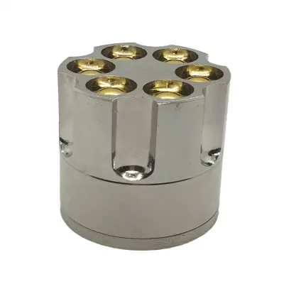 Grinder metalic in forma de butoias pistol