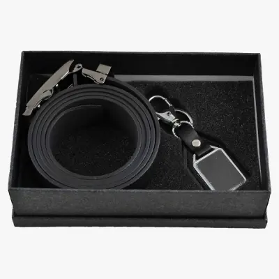 Set cadou curea cu breloc glass