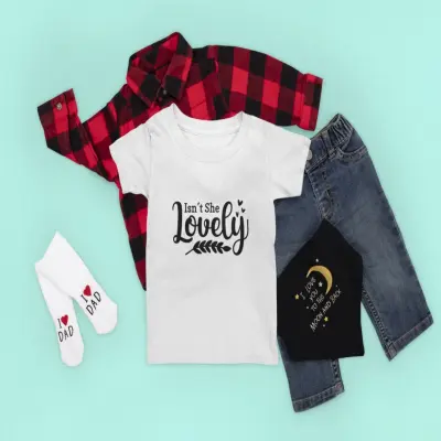 Isn`t she lovely, tricou cu mesaj