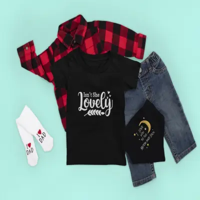 Isn`t she lovely, tricou cu mesaj