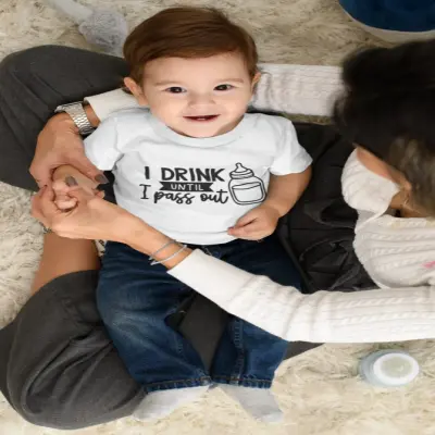 I drink until i pass out, tricou cu mesaj