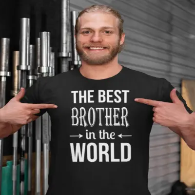 The best brother, tricou cu mesaj