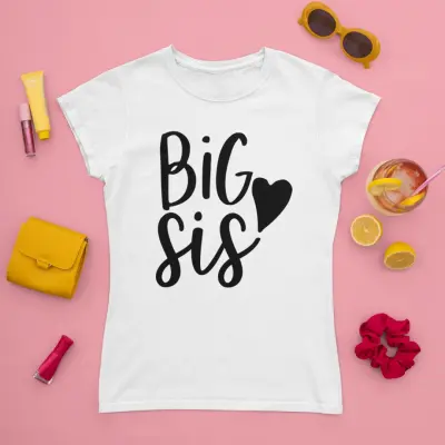 Big sis, tricou cu mesaj f