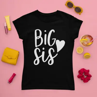 Big sis, tricou cu mesaj f