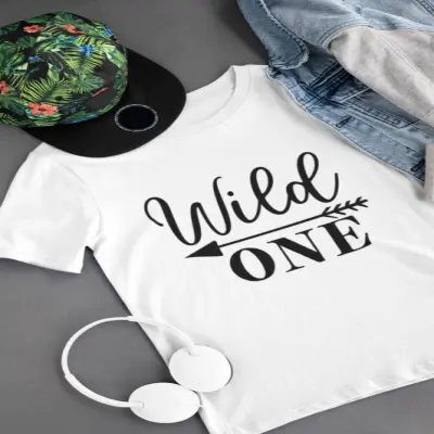 Wild one , tricou cu mesaj