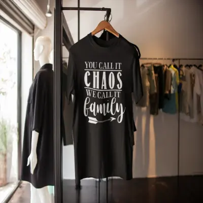 You call it chaos ..., tricou cu mesaj