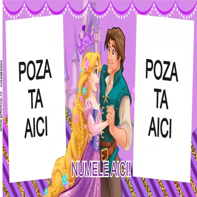 Rapunzel, model 5, cana din ceramica, 330ml, personalizata cu poza si text