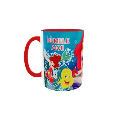 Ariel, model 4, cana din ceramica, 330ml, personalizata cu poza si text