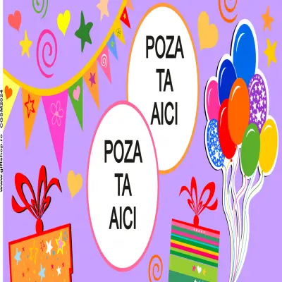 Happy birthday, model 5, cana din ceramica, 330ml, personalizata cu poza si text