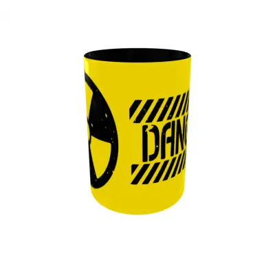 Danger, cana din ceramica, 330ml, model 1