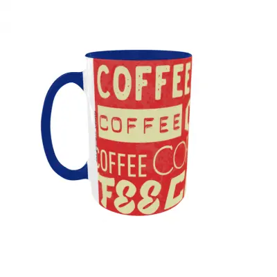 Coffee, cana din ceramica, 330ml, model 1