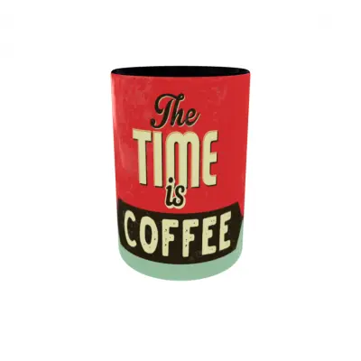 The time is coffee, cana din ceramica, 330ml, model 1
