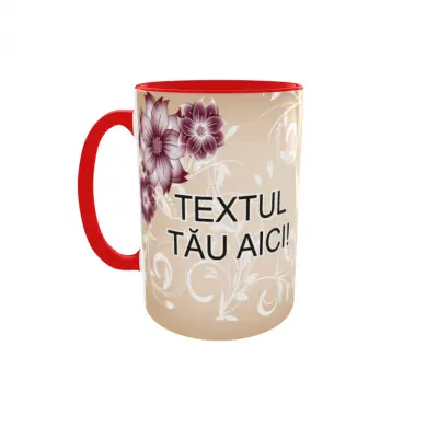 Cana, personalizata cu poza si text, 330ml, model 3106