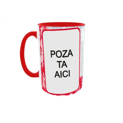 Cana, personalizata cu poza si text, 330ml, model 3109