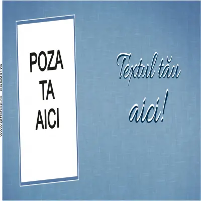 Cana, personalizata cu poza si text, 330ml, model 3176