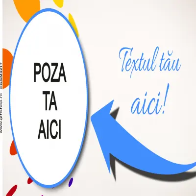 Cana, personalizata cu poza si text, 330ml, model 3217