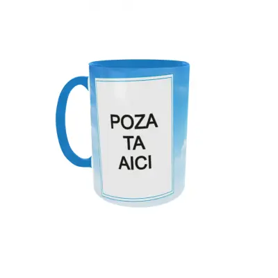 Happy birthdayr, cana personalizata cu poza si text, 330ml, model 3260