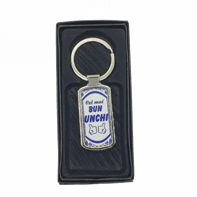 Cel mai bun unchi, breloc din metal cu mesaj