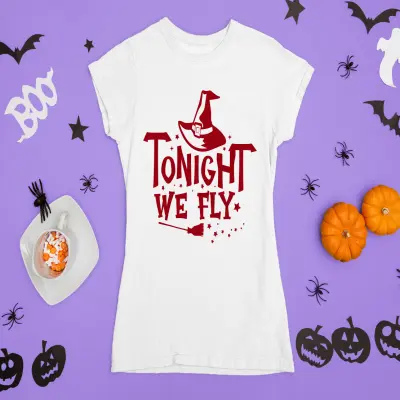 Tonight we fly, tricou cu mesaj