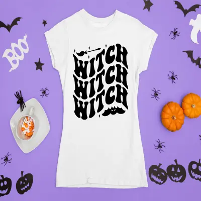 Witch witch witch, tricou cu mesaj