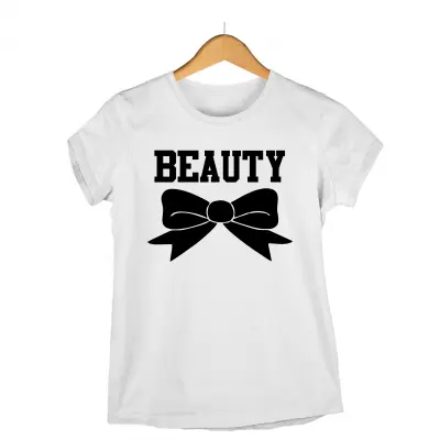 Beauty, tricou cu mesaj