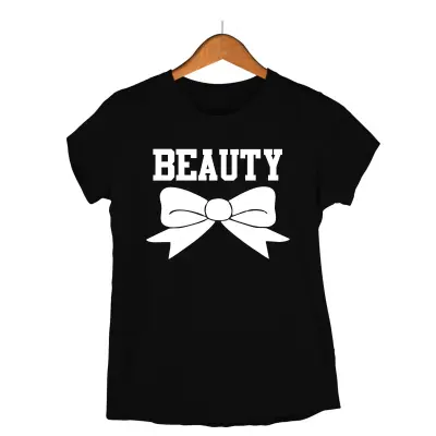 Beauty, tricou cu mesaj