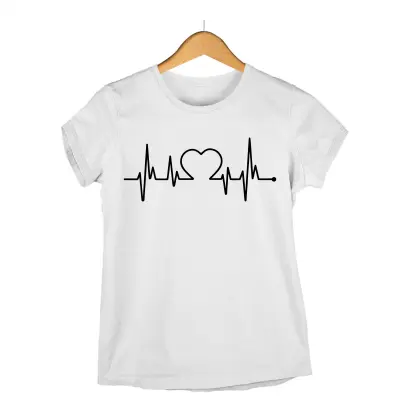 Heart beat , tricou cu mesaj