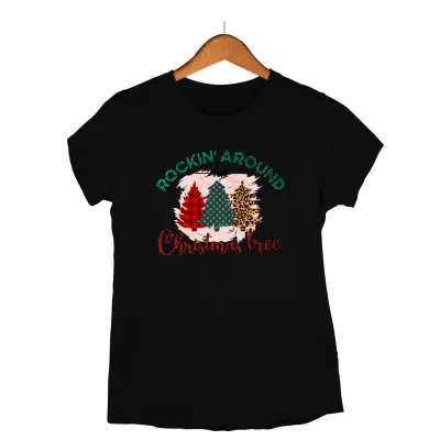 Rockin` around the christmas tree  -   , tricou cu mesaj