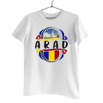 Arad , tricou cu mesaj