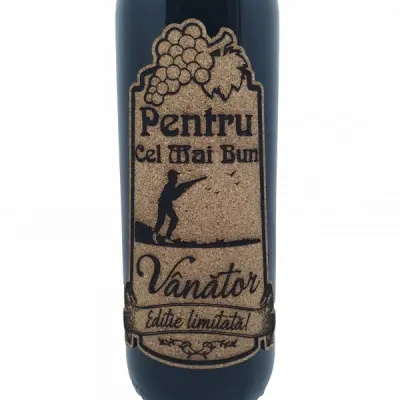 Pentru cel mai bun vanator, editie limitata, vin rosu cabernet sauvignon, demisec, 750ml, 13.5% alcool