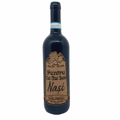 Pentru cei mai buni nasi, editie limitata, vin rosu cabernet sauvignon, demisec, 750ml, 13.5% alcool