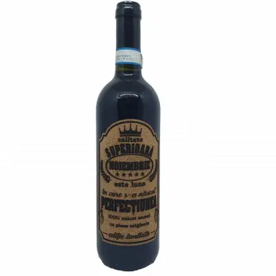 Noiembrie este luna in care s-a nascut perfectiunea, editie limitata, vin rosu cabernet sauvignon, demisec, 750ml, 13.5% alcool