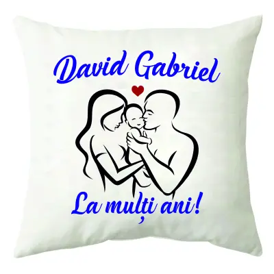 Numele , perna cu mesaj, 40 cm