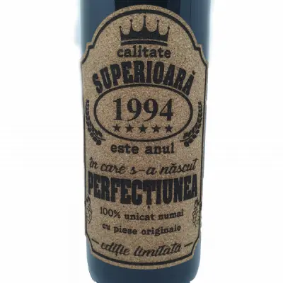 1994 este anul in care s-a nascut perfectiunea, editie limitata, vin rosu cabernet sauvignon, demisec, 750ml, 13.5% alcool