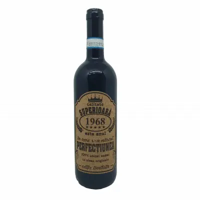 1968 este anul in care s-a nascut perfectiunea, editie limitata, vin rosu cabernet sauvignon, demisec, 750ml, 13.5% alcool