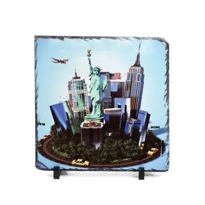 .rama foto, piatra ardezie, 19x19 cm personalizata