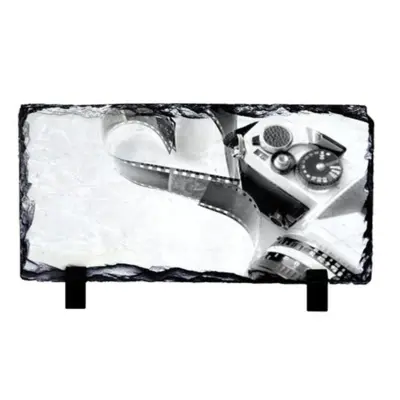 .rama foto, piatra ardezie, 29x14 cm personalizata