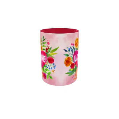 Love, cana din ceramica, 330ml, model 1