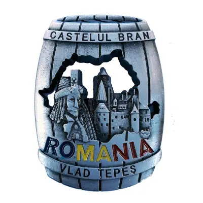 Magnet forma butoi, castelul bran