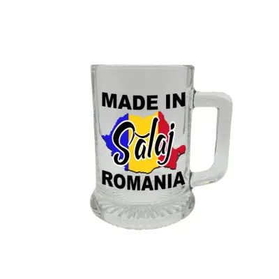 Made in salaj romania, halba cu mesaj