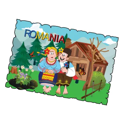 Tarani romania, magnet frigider mgs038
