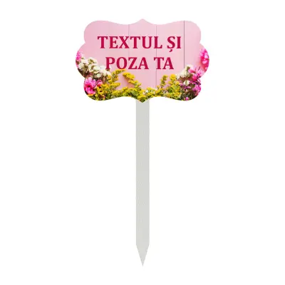 Topper personalizat, din lemn, model 1