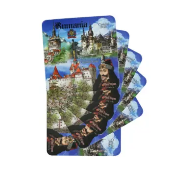 Romania, castele, vlad tepes, set 6 suporti pahare