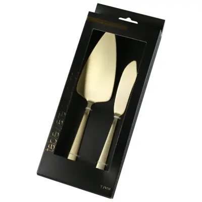 Set pentru tort din din inox, acoperire pvd, excellent houseware